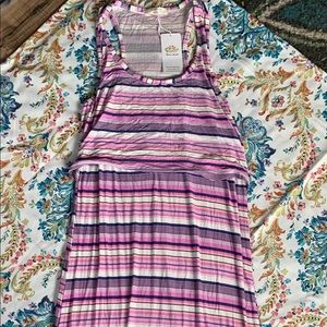 NWT Maxi Maternity Nursing dress size M Bearsland